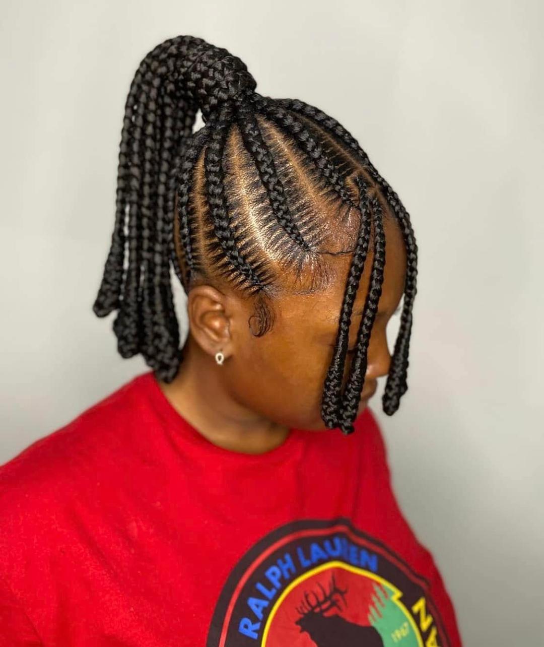 black framed eyeglasses