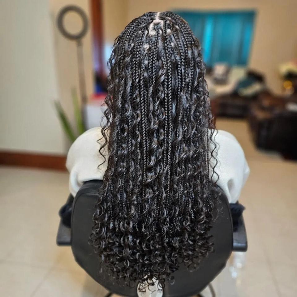 black framed eyeglasses